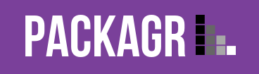 Packagr white logo